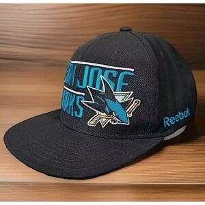 2016 Reebok San Jose Sharks Snapback‎ Hat RARE Officially Licensed